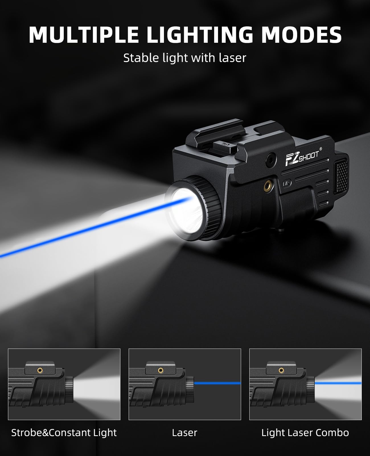 Airsoft 800 Lumens Pistol Ligh - Industrial Green Laser review and price
