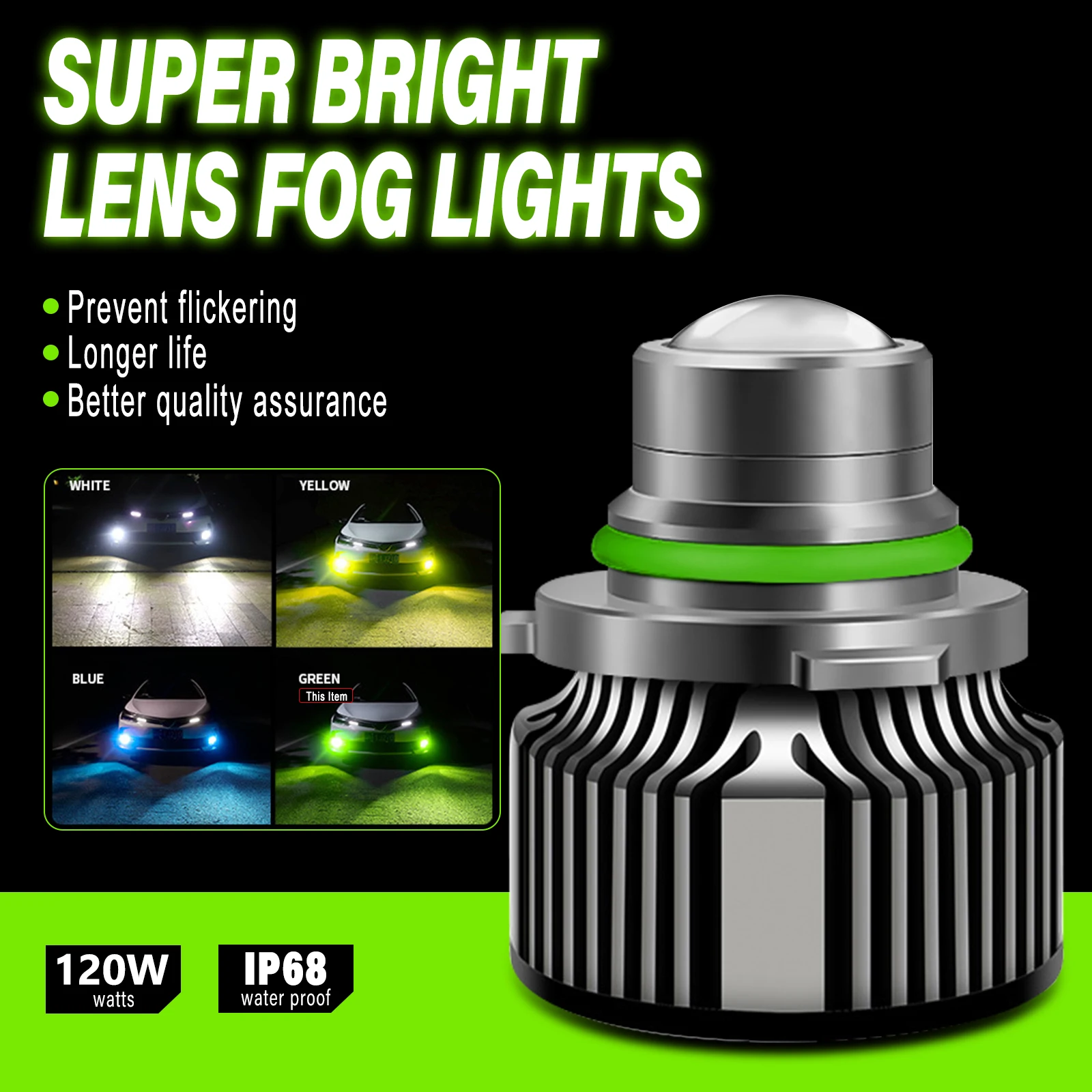 9006 HB4 Laser LED Headlight 1 - Industrial Green Laser review and price