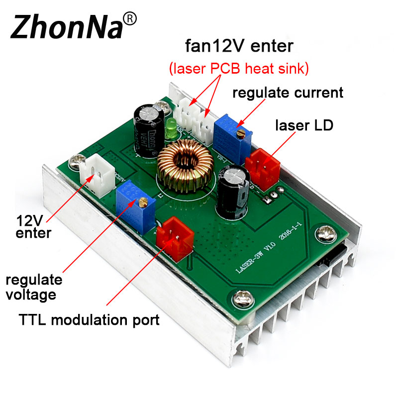 Laser with Board PCB Circuit B - Industrial Green Laser review and price
